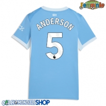 Maglie da calcio Manchester City Elliot Anderson #5 Prima Maglia Femminile 2026-27 Manica Corta